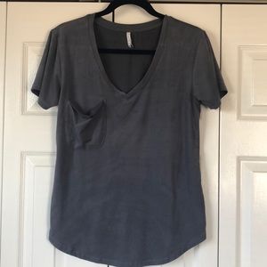 Z Supply Micro-Suede V-Neck Tee